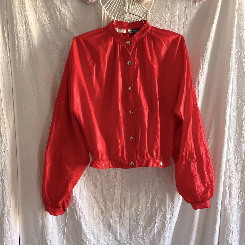 Woman’s Vintage Miss Bergdorf Now by Andrea Monet Windbreaker 🌵Medium